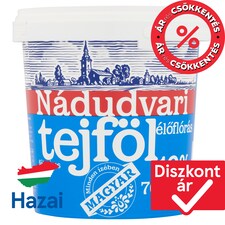 Nádudvari élőflórás, félzsíros tejföl 12% 700 g