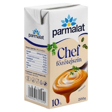 Parmalat Chef UHT főzőtejszín 10% 200 g