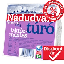 Nádudvari laktózmentes félzsíros tehéntúró 250 g