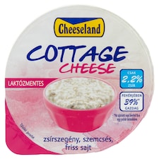 Cheeseland laktózmentes, zsírszegény cottage cheese 150 g