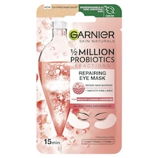 Garnier Skin Naturals Regeneráló textilmaszk szemkörnyékre 1 /2 millió probiotikummal, 6 g