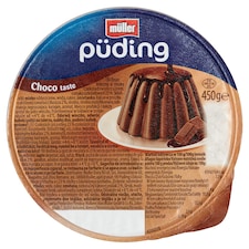 Müller csokoládé ízű puding csokoládé ízű öntettel 450 g