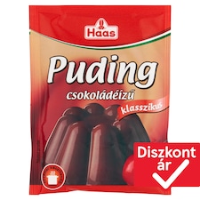 Haas klasszikus csokoládéízű pudingpor 44 g