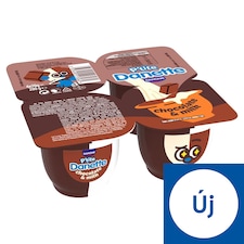 Danone Danette P'tite csokoládés és tejkrémes kétrétegű puding 4 x 70 g (280 g)
