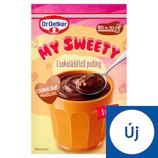 Dr. Oetker My Sweety csokoládéízű instant pudingpor csokoládépehellyel 41 g