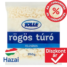 Tolle félzsíros rögös túró 250 g