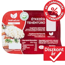 Real Nature zsírszegény étkezési tehéntúró 250 g
