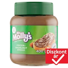 Ms Molly's kakaós-mogyorós kenhető krém 400 g