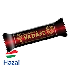 Vadász Édes és Keserű csokoládés-alkoholos meggyes krémmel töltött étcsokoládé szelet 25 g