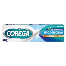 Corega Erős Original enyhén mentolos műfogsorrögzítő krém 40 g