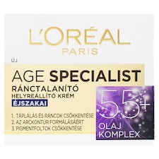 ĽOréal Paris age Specialist ránctalanító helyreállító éjszakai krém 55 + 50 ml