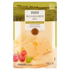 Maasdamer zsíros, félkemény szeletelt sajt 100 g