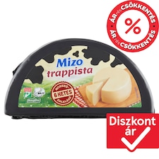 Mizo hosszú érlelésű trappista sajt 700 g