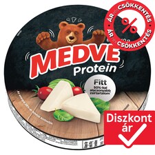 Medve Protein, fitt natúr kenhető, félzsíros ömlesztett sajt 8 x 17,5 g (140 g)