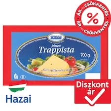 Tolle Trappista felezett zsíros félkemény sajt 700 g