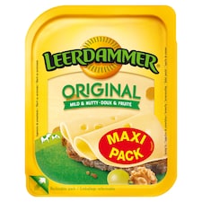 Leerdammer Original laktózmentes félkemény zsíros szeletelt sajt 140 g