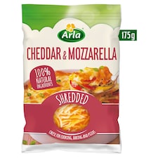 Arla Vörös Cheddar - Mozzarella kemény érlelt zsíros, félkemény reszelt sajtok keveréke 175 g