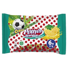 Pöttyös Óriás Túró Rudi citromkrémes túródesszert 6 x 51 g (300 g)