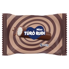 Mizo Túró Rudi natúr túródesszert kakaós bevonattal 5 x 51 g (255 g)
