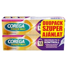 Corega Power Max Max Hold+ Seal ízmentes műfogsorrögzítő krém 2 x 40 g