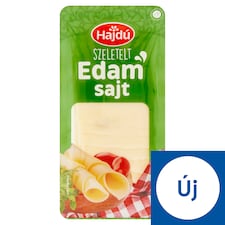 Hajdú félzsíros, félkemény, szeletelt Edam sajt 100 g