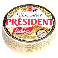 Président Camembert fehér nemespenésszel érlelt zsíros lágy sajt 250 g