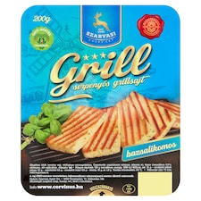 Szarvasi Grill bazsalikomos serpenyős grillsajt 200 g
