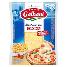 Galbani Mozzarella Cucina félzsíros, félkemény reszelt mozzarella sajt 150 g