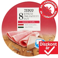 sonkás ömlesztett sajt 8 db 140 g