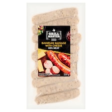 Grill Master bajor grillkolbász sajttal 220 g