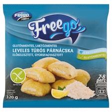 Freego gluténmentes, laktózmentes, leveles túrós párnácska, gyorsfagyasztott 320 g