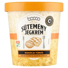 Bocco d'Oro Sütemény Jégkrém túrós jégkrém, kekszes és sárgabarackos szósszal 475 ml