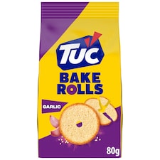 Tuc Bake Rolls fokhagymás kétszersült 80 g