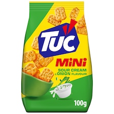 Tuc Mini tejfölös-hagymás ízű kréker 100 g