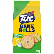 Tuc Bake Rolls hagymás-tejfölös ízű kétszersült 80 g