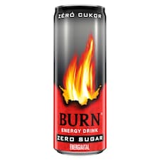 Burn Zéró Cukor szénsavas energiaital koffeinnel, inozitollal, B-vitaminokkal 250 ml