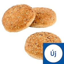 Teljes kiőrlésű hamburger buci kiolvasztott 90 g