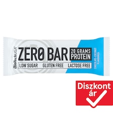 BioTechUSA Zero Bar csokoládé-kókusz ízű fehérjeszelet édesítőszerrel 50 g