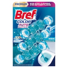 Bref Color Auto Active Ocean WC-frissítő 3 x 50 g