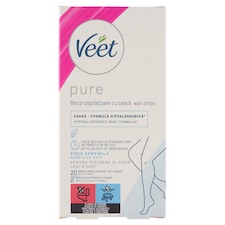 Veet Pure hideggyanta szalagok érzékeny bőrre lábra és testre 20 db