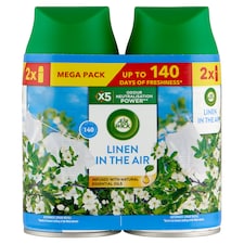 Air Wick Freshmatic Frissen Mosott Ruha automata légfrissítő spray utántöltő 2 x 250 ml