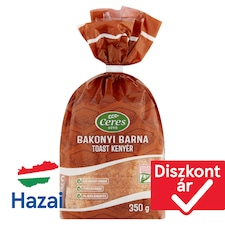 Ceres Bakonyi barna toast kenyér 350 g