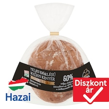 Kanizsa Pékség szeletelt teljes kiőrlésű rozsos kenyér 500 g
