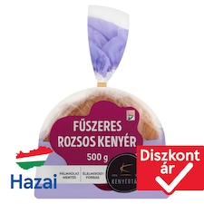 Kenyértár szeletelt fűszeres rozsos kenyér 500 g