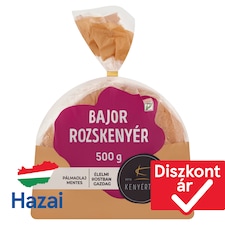 Kenyértár szeletelt bajor rozskenyér 500 g