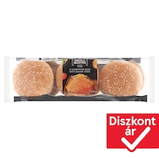 Grill Master szezámmagos hamburger zsemle 6 x 53 g (318 g)