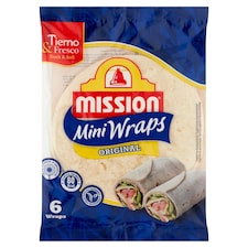 Mission Mini Wraps Original tortilla búzalisztből 150 g