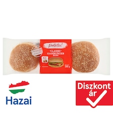 Pantastico! Classic szezámmaggal szórt hamburgerzsemle 6 db 300 g