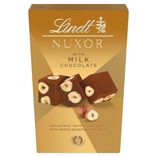 Lindt Nuxor gianduja mogyorós tejcsokoládé egész mogyoróval 150 g
