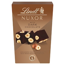 Lindt Nuxor gianduja mogyorós étcsokoládé egész mogyoróval 150 g